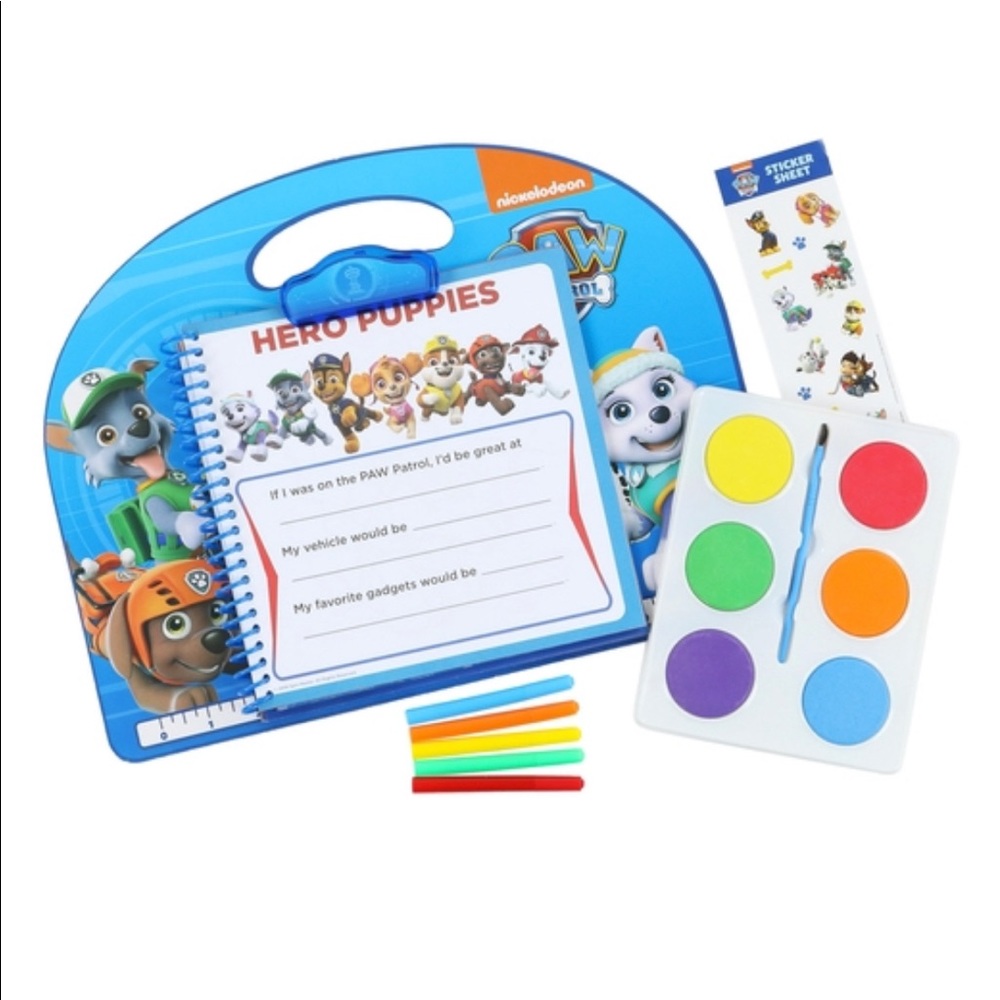 PAW Patrol Nickelodeon Painting And Coloring Activity Lap Desk Arts And Crafts - Picture 2 of 5